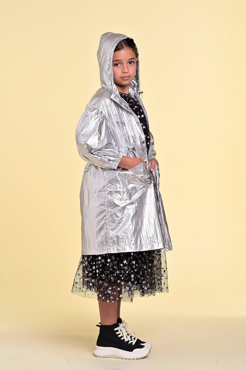 ELLIE COAT SILVER