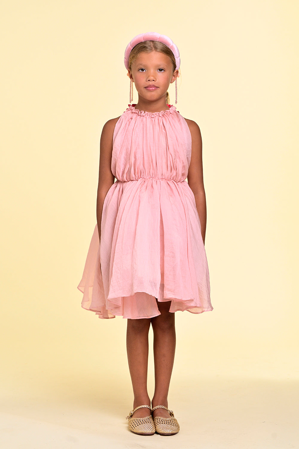 SELINE DRESS PINK