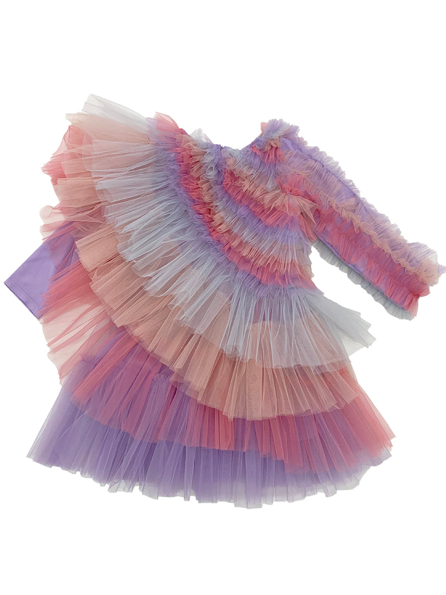 Swan Dress Multicolour