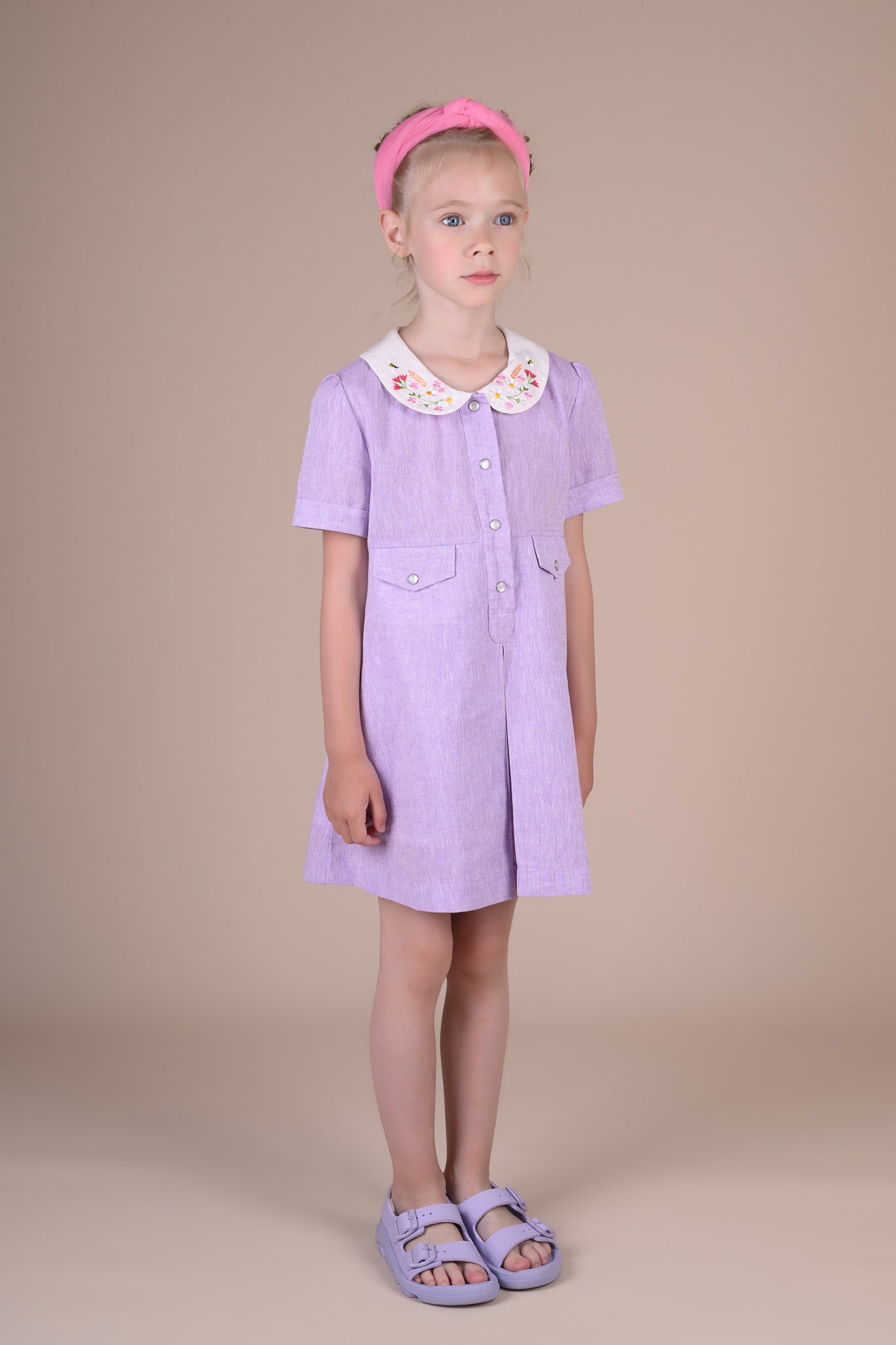 KRISTINA DRESS LILAC