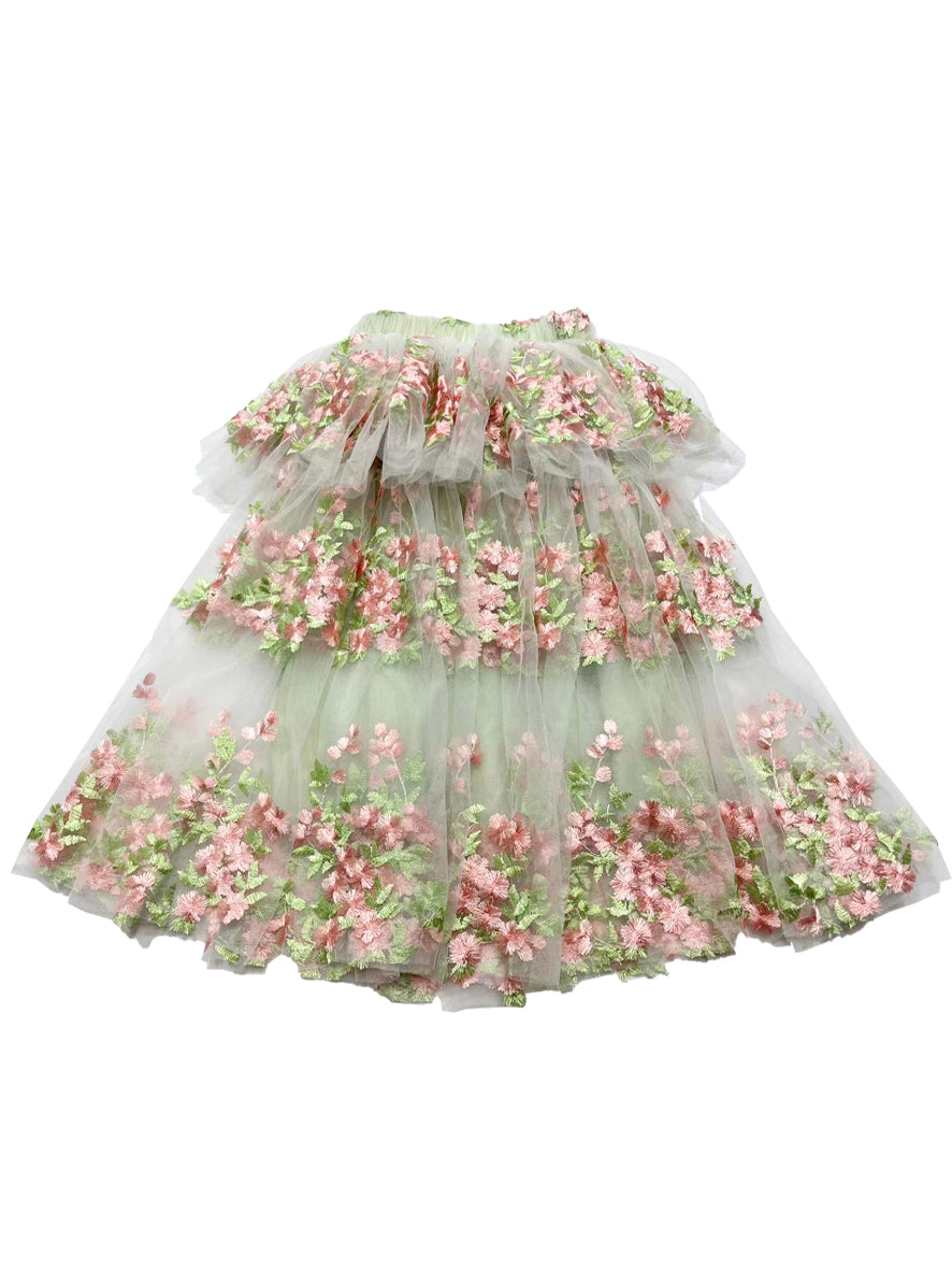 ROSE SKIRT GREEN