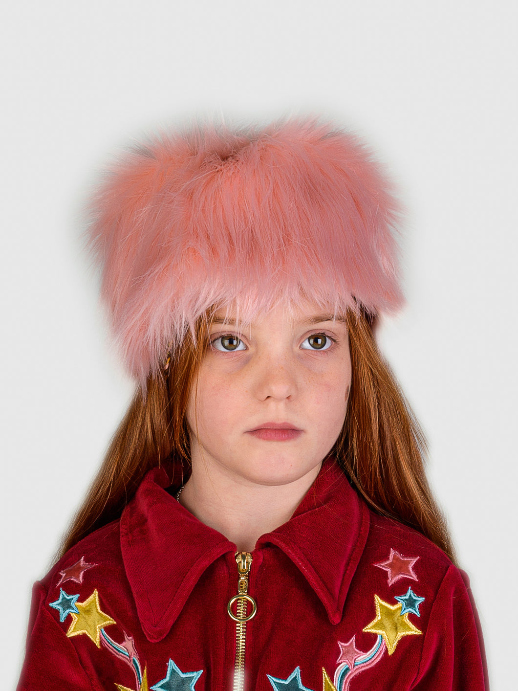 Faux Fur Hat Pink